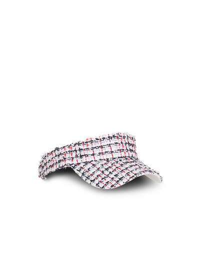 Balmain HIGH SUMMER CAPSULE -Tweed visor cap outlook