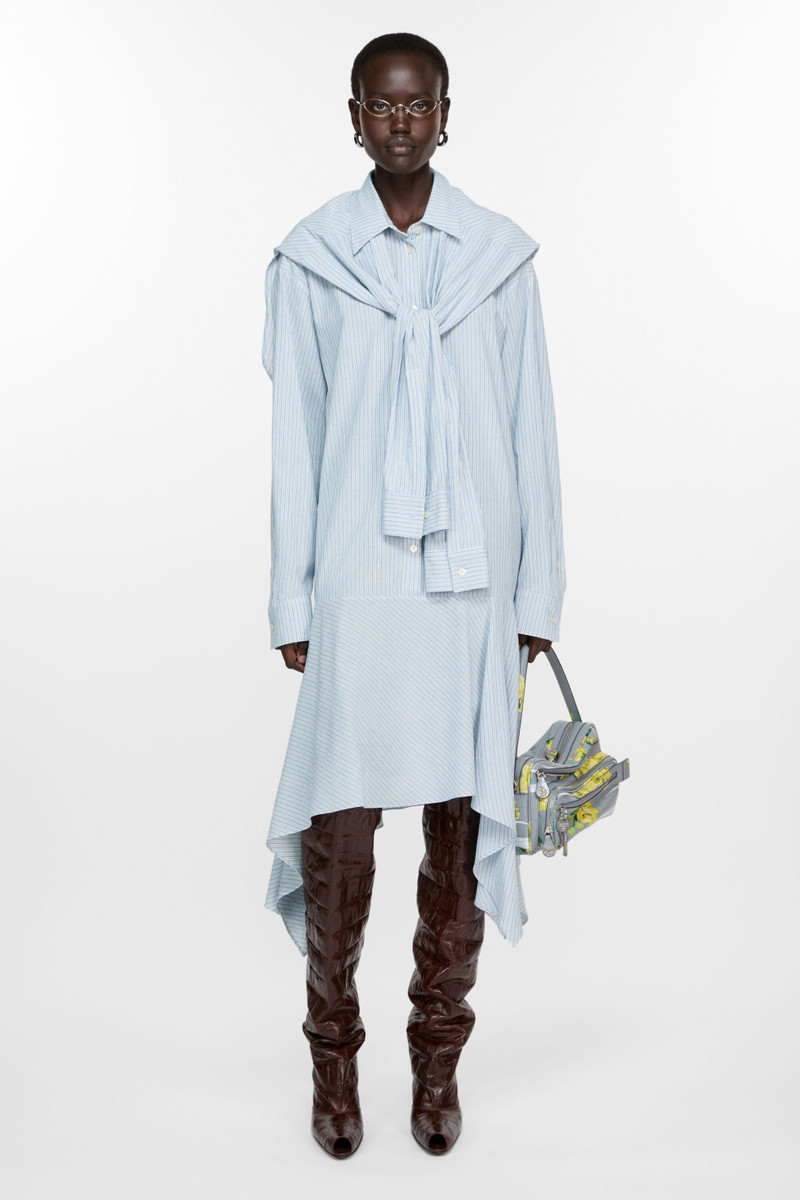 Acne Studios Layered dress - Blue/white outlook