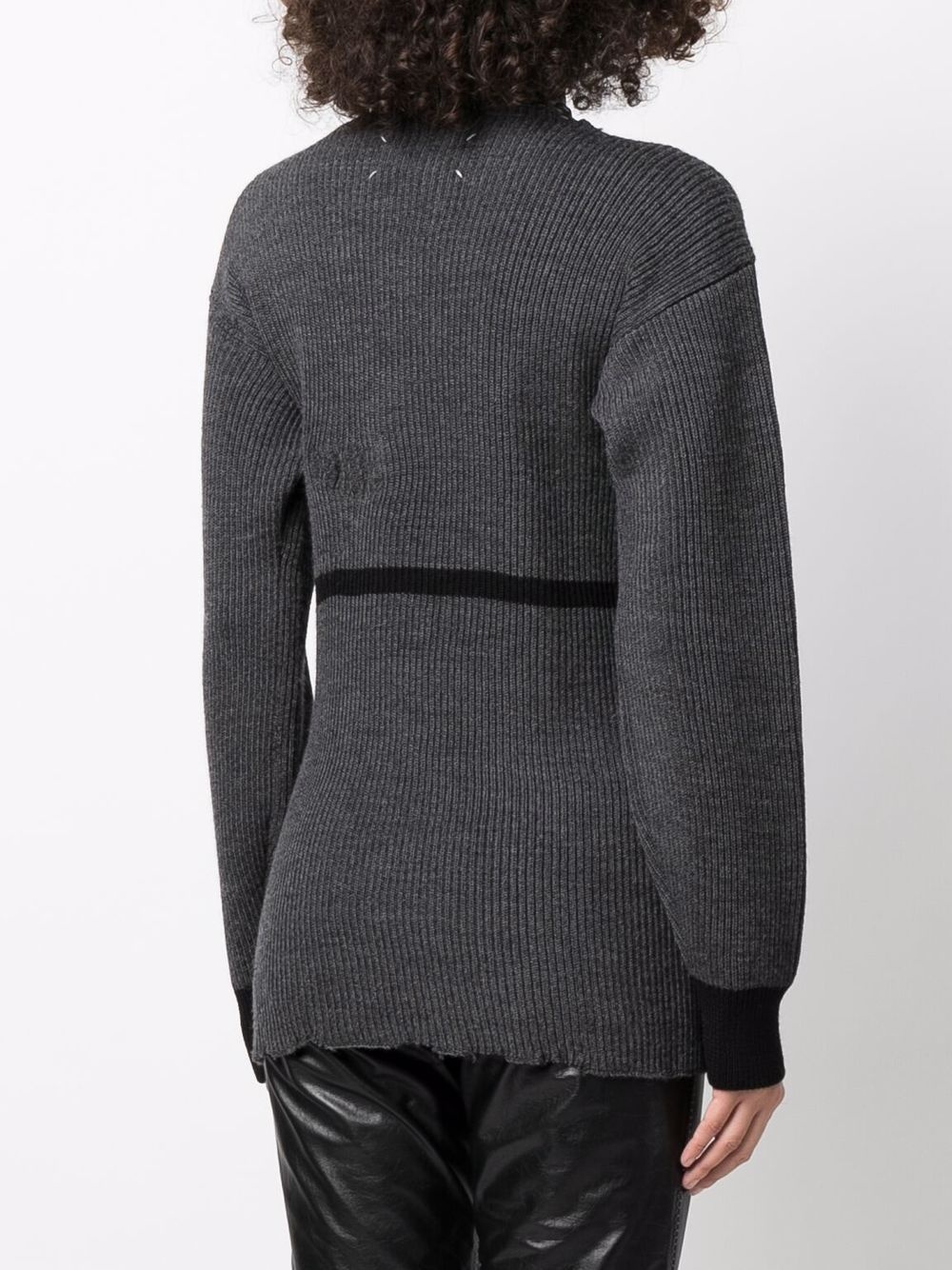 ribbed-knit jumper - 4