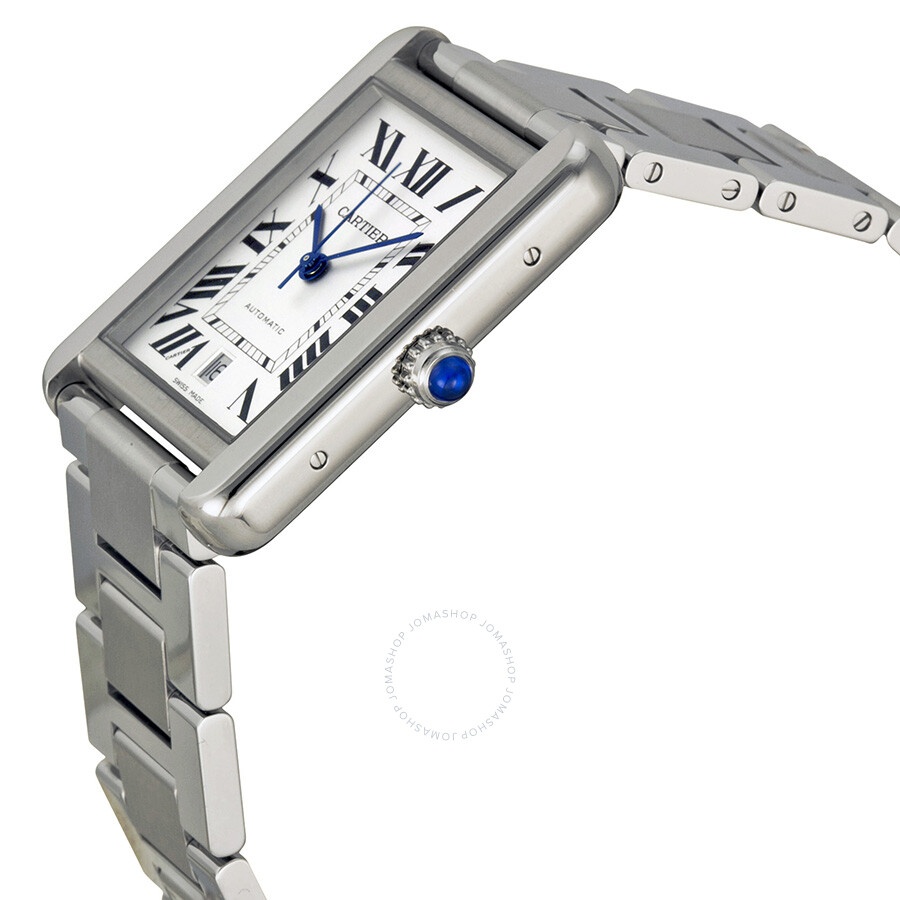 Cartier Tank Solo XL Automatic Silver Dial Men's Watch W5200028 - 2