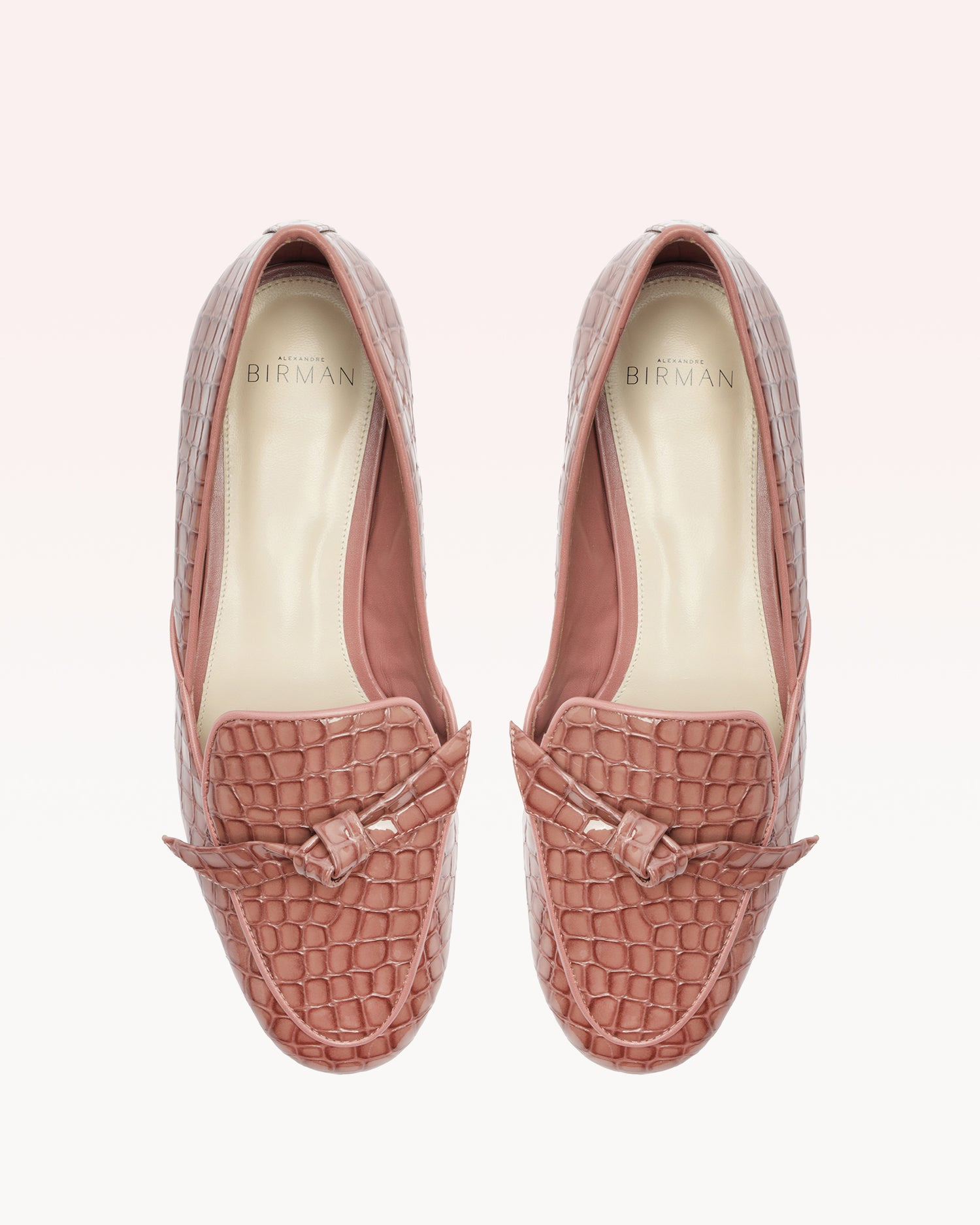 CLARITA BELGIAN CROCCO LOAFER CLAY - 4