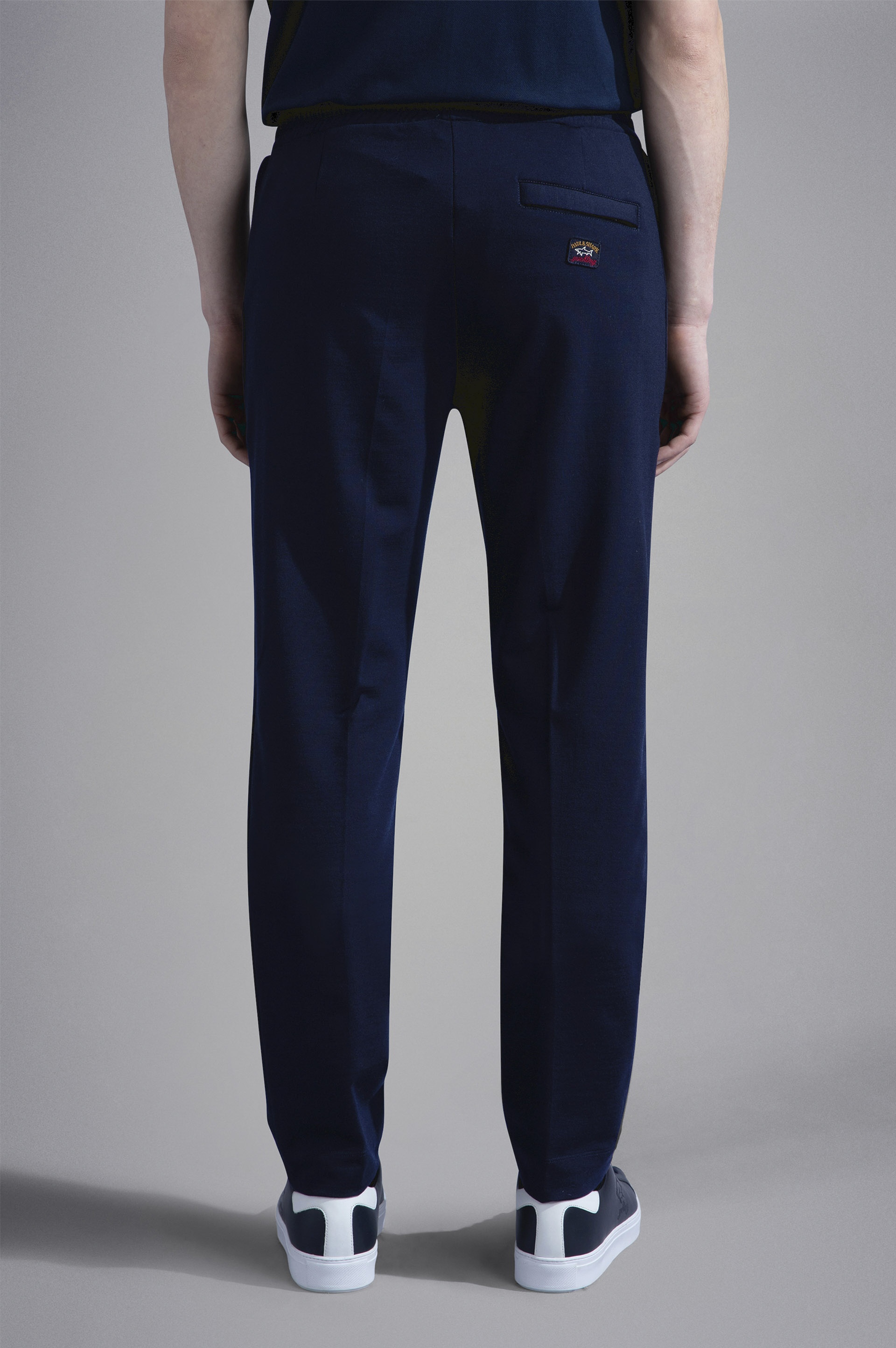 STRETCH WOOL TRACKPANTS - 3