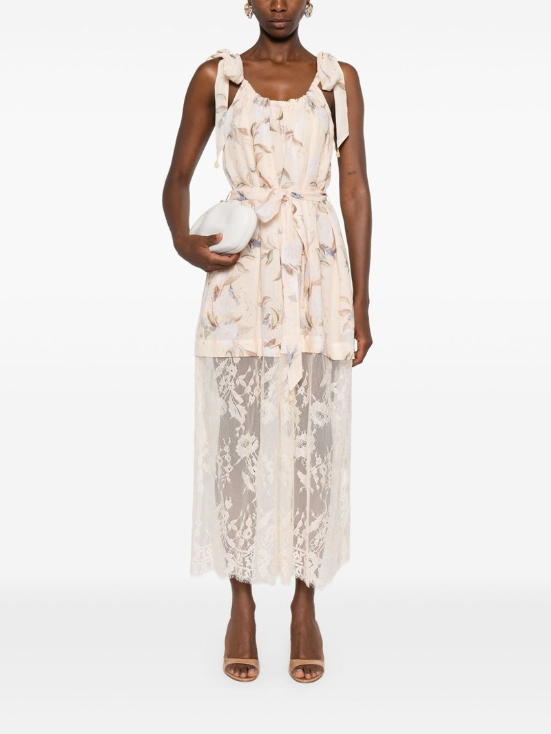 Zimmermann Cascadian Lace midi dress outlook