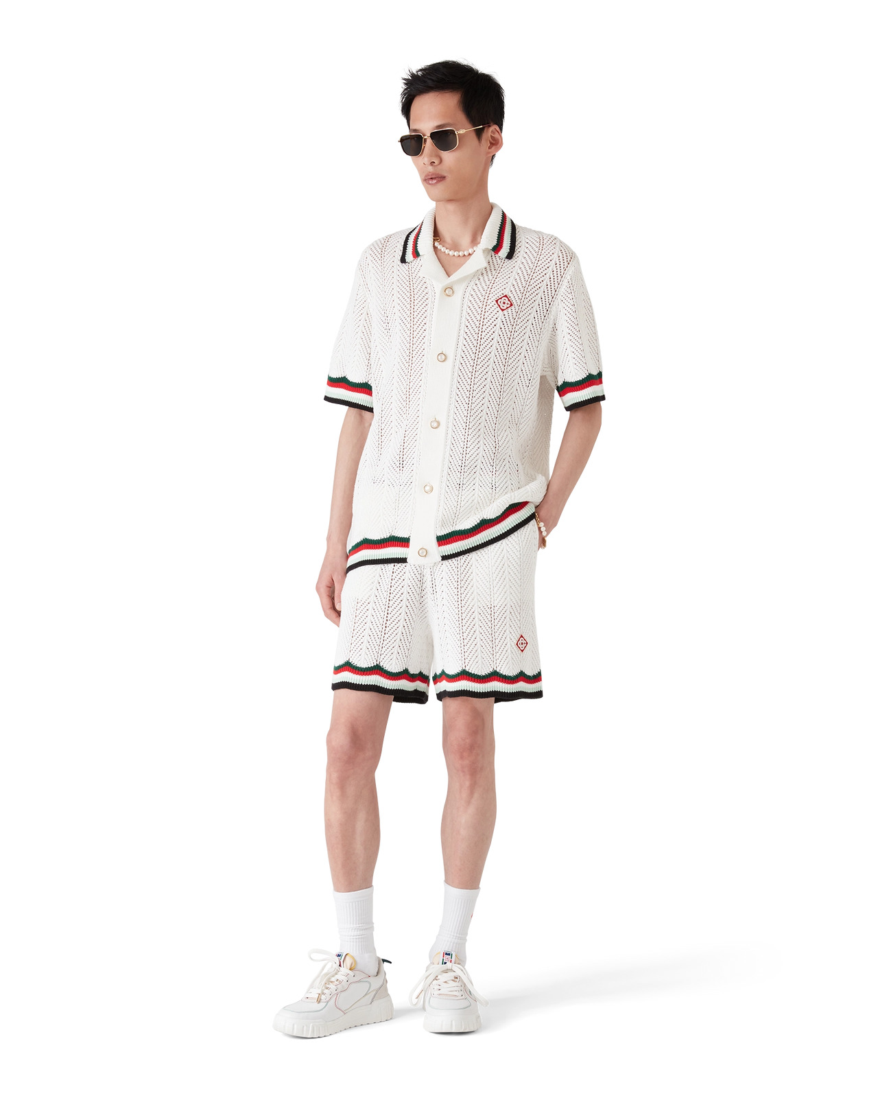 Montagne Ondulée Crochet Shirt | Casablanca Paris - 2