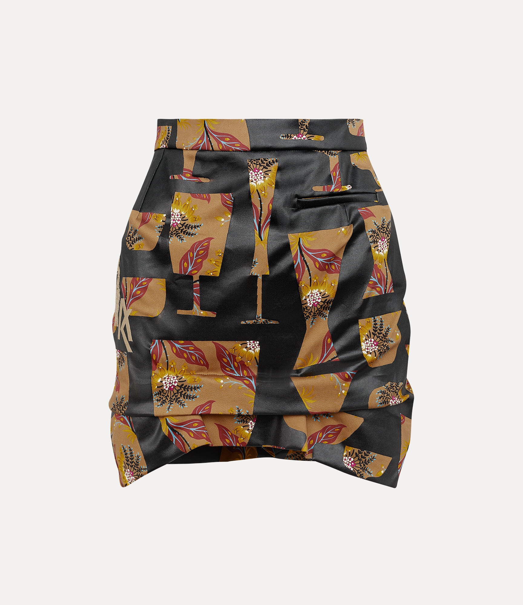 MINI PLEATED PENCIL SKIRT - 1