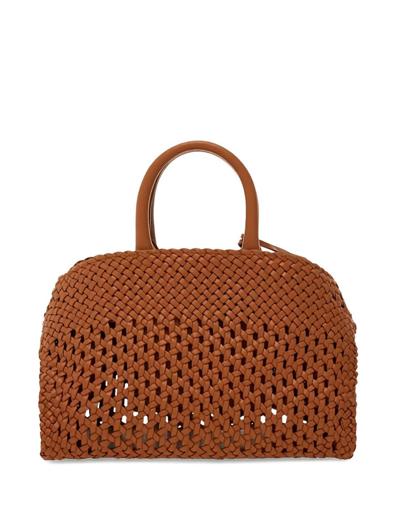 FERRAGAMO XS woven hug tote bag outlook