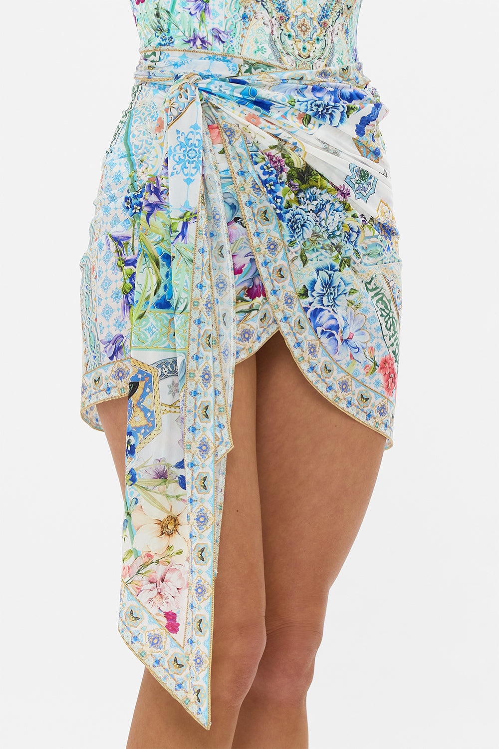 SHORT EYELET SARONG - 6