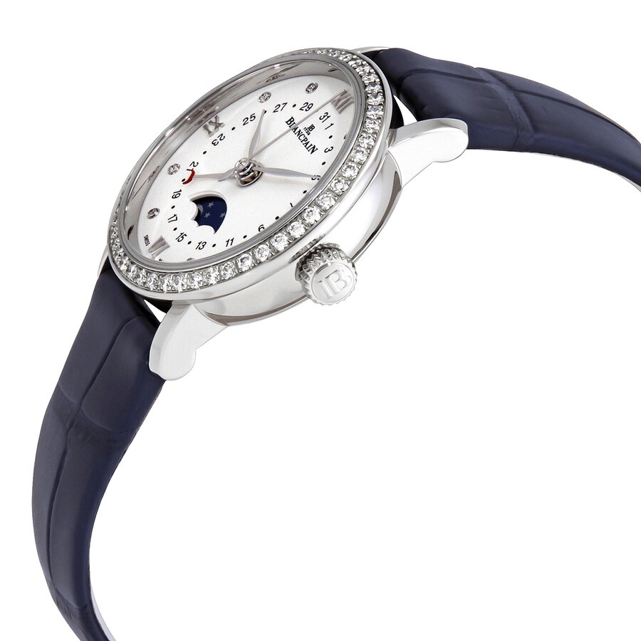 Blancpain Villeret Quantieme Phases de Lune Automatic Diamond Ladies Watch 6106-4628-55A - 2