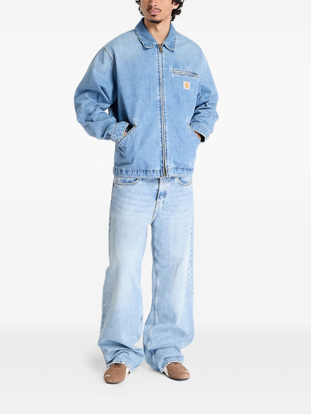 zip-fastening pocket jacket - 2