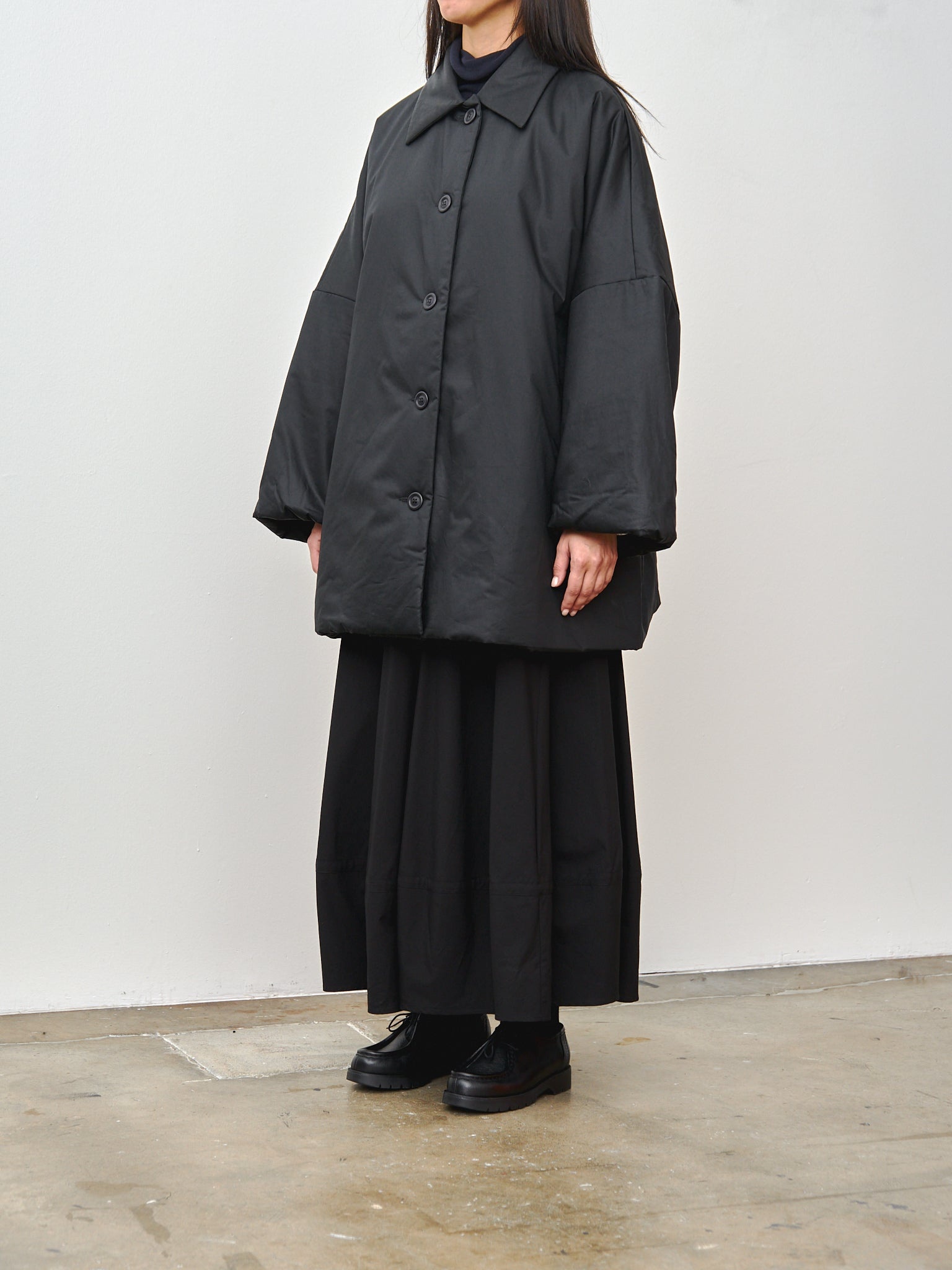 Triangle Coat - Black - 3
