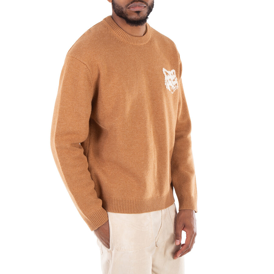 Maison Kitsune Fox Head Intarsia Wool Jumper - 2
