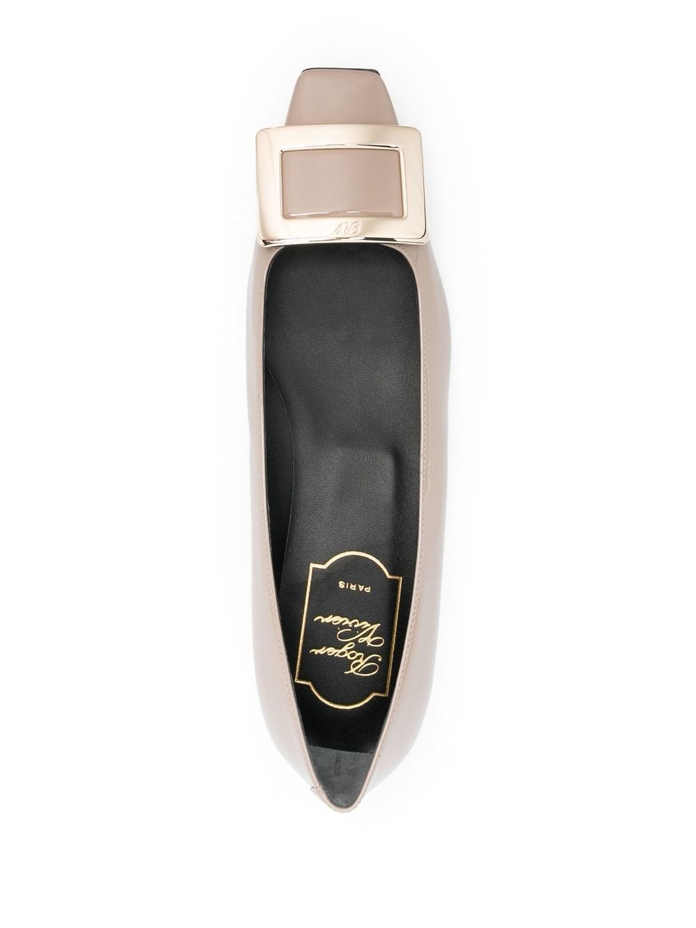 Roger Vivier Women Belle Vivier Leather Ballet Flats - 3
