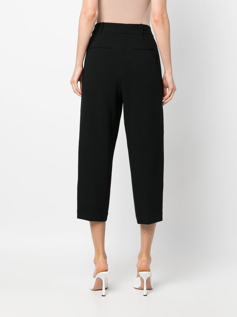 high-waisted cropped trousers 4