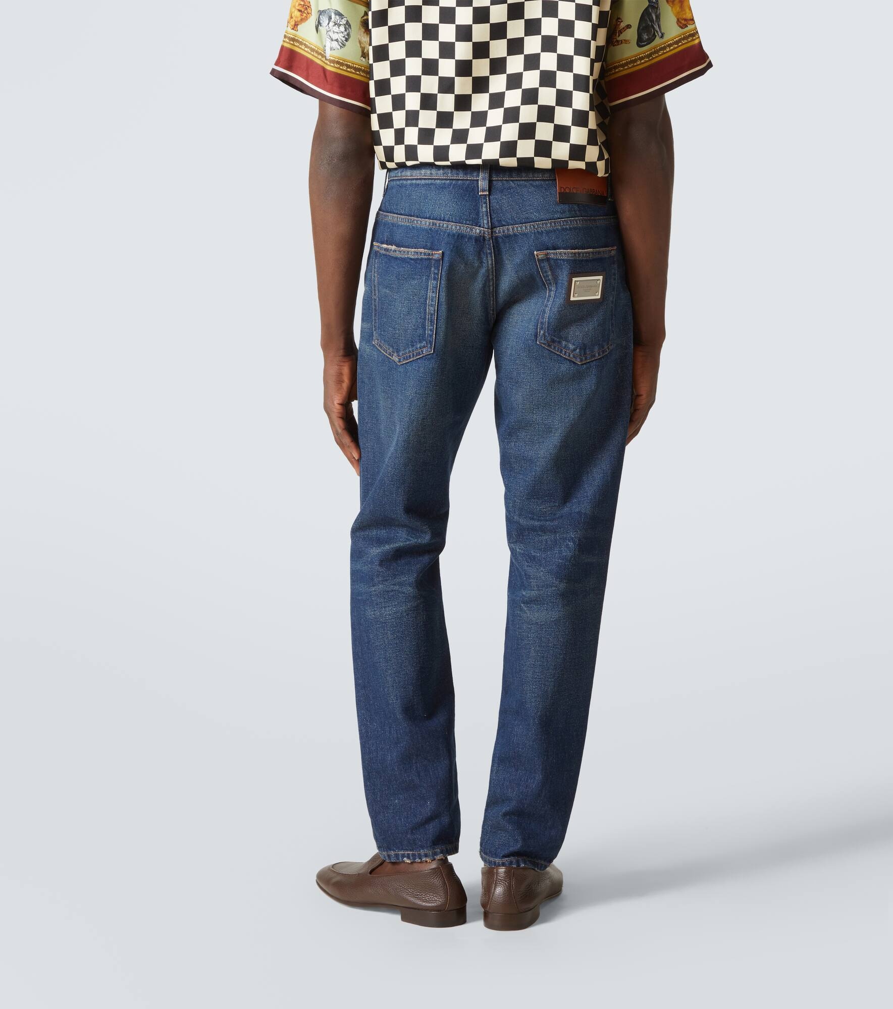 Distressed slim jeans - 4