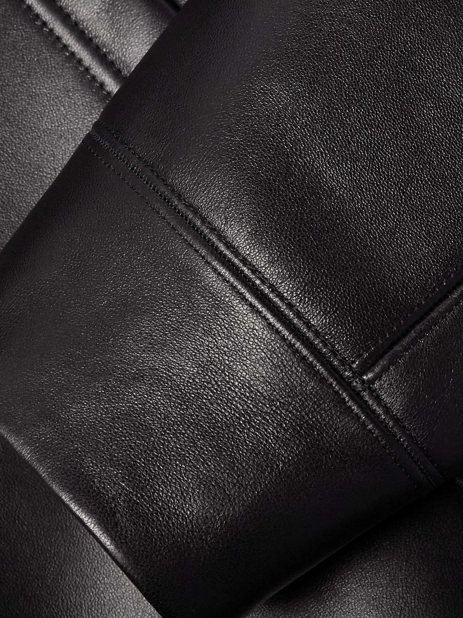 Leather Hooded Jacket - 3