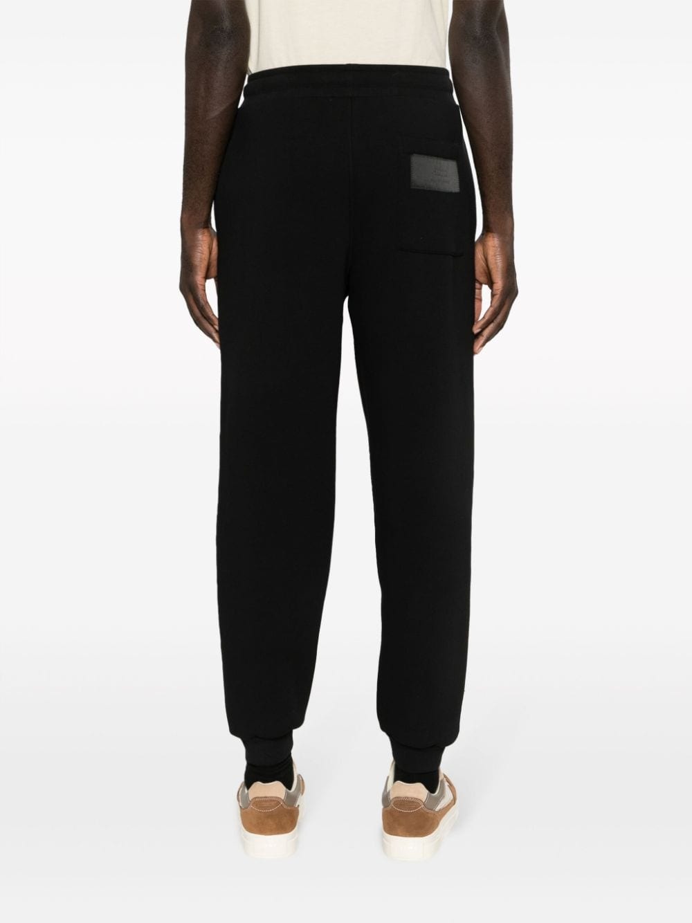 logo-patch drawstring track pants - 4