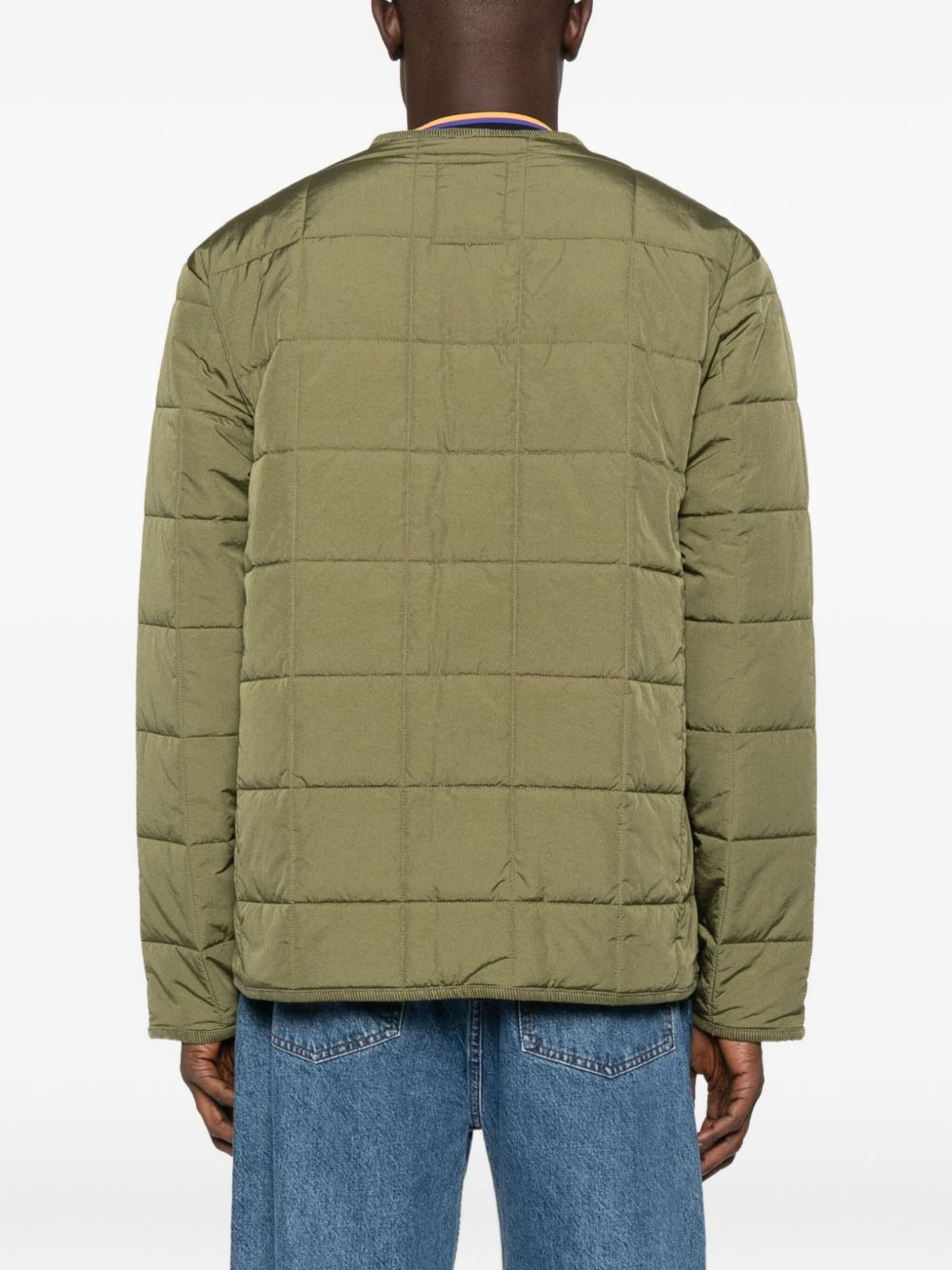 quilted buttoned jacket - 4