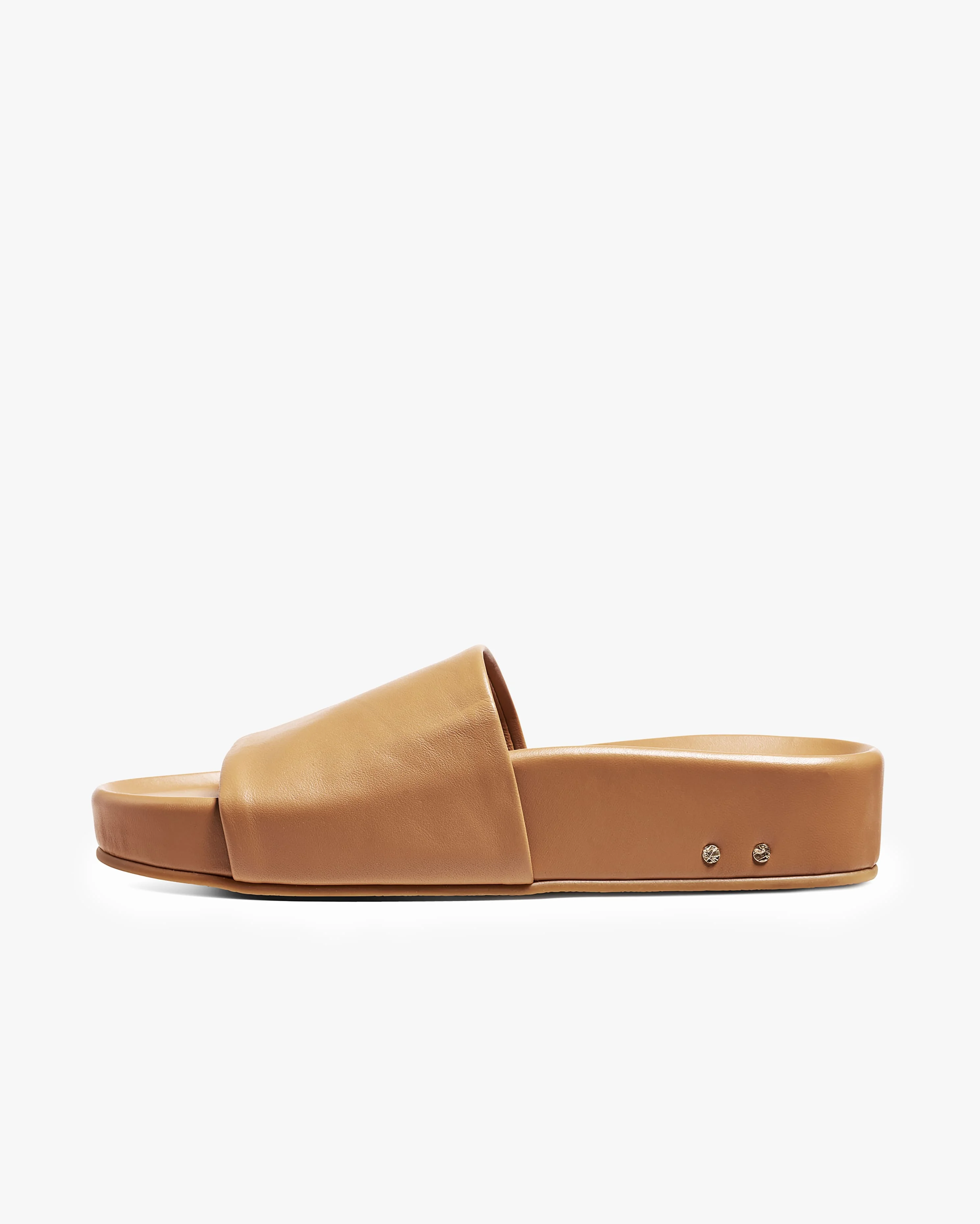 Pelican Leather Platform Sandal - 1