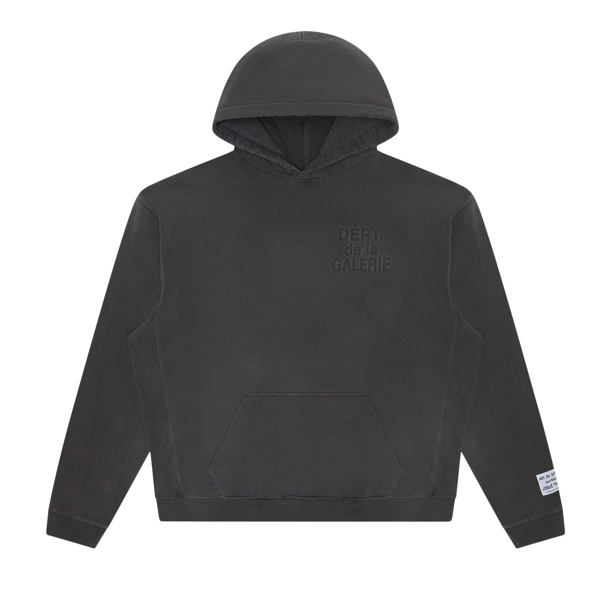 Gallery Dept. Embossed Hoodie 'Graphite' - 1