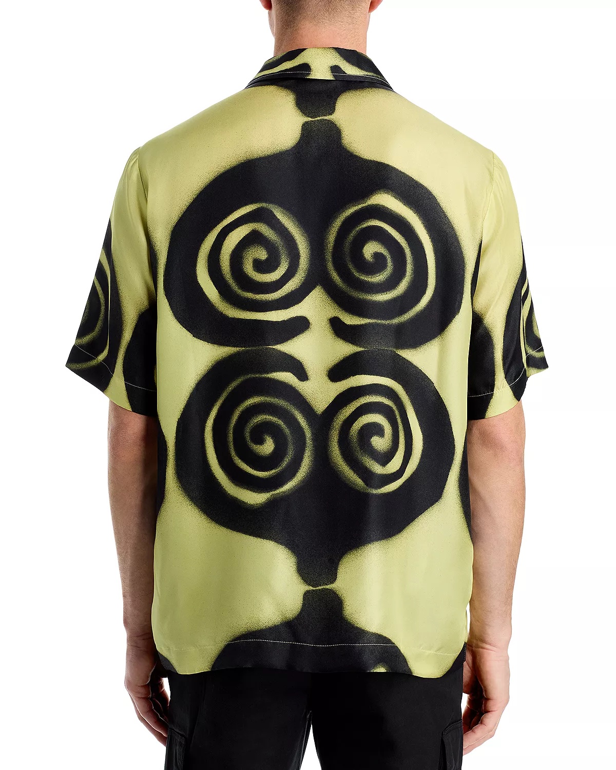 Bodil Silk Printed Button Down Camp Shirt - 4
