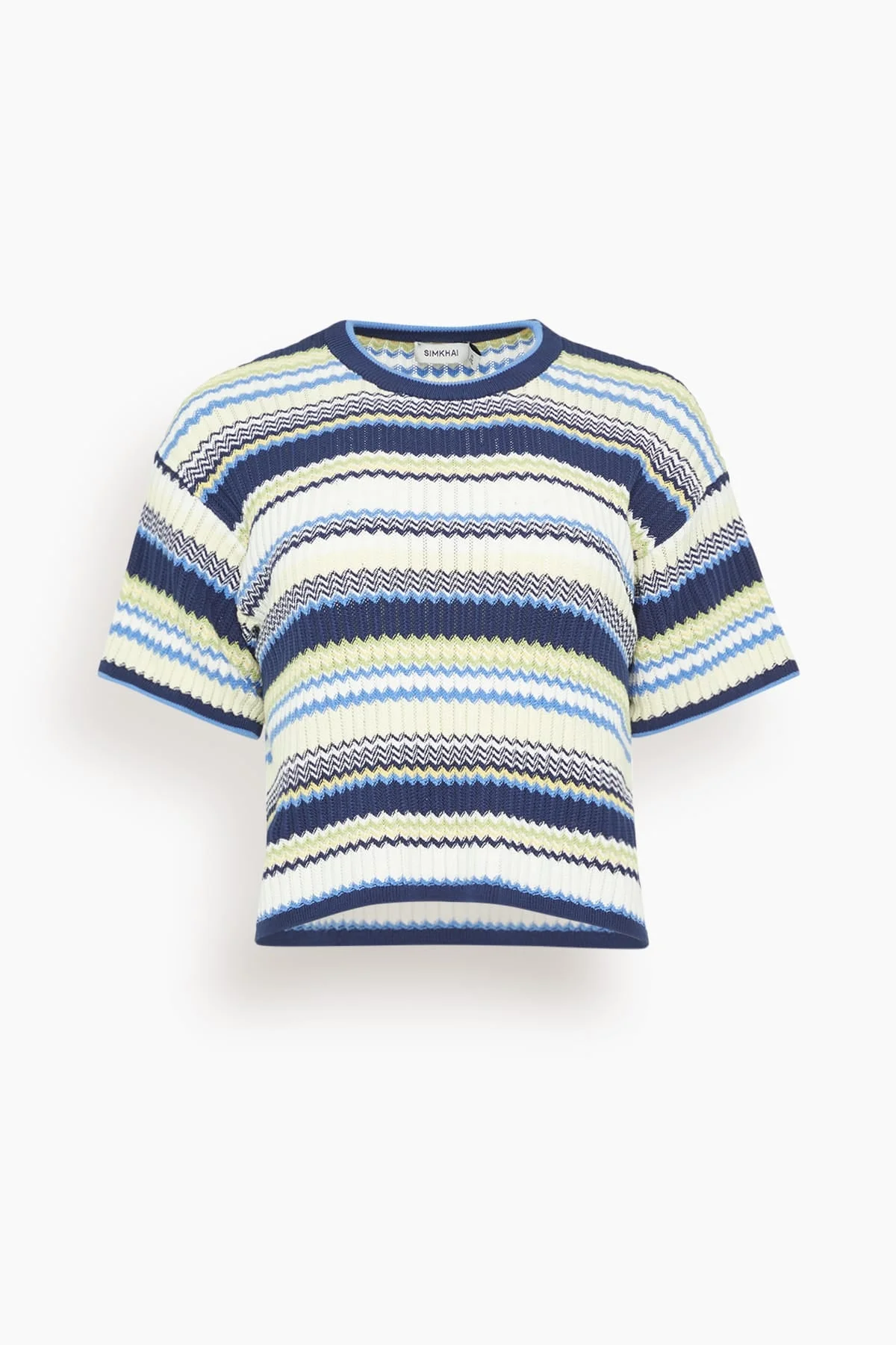 Tenley Short Sleeve Tee in Midnight Multi - 1