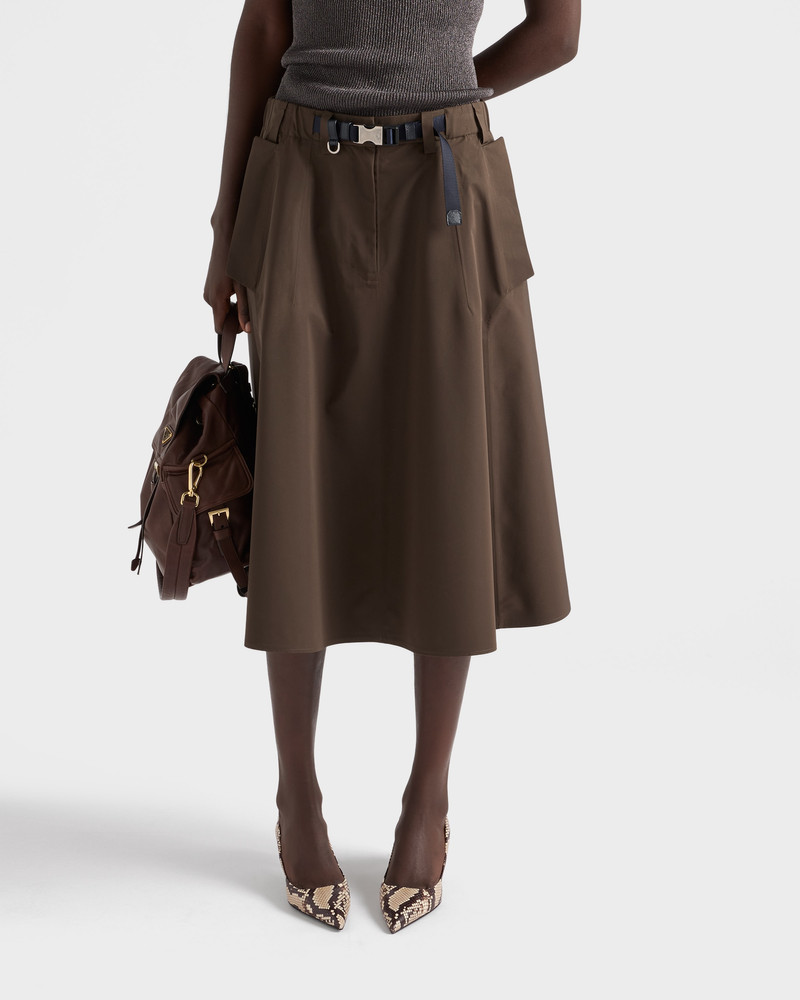 Prada Printed Ayers leather pumps outlook