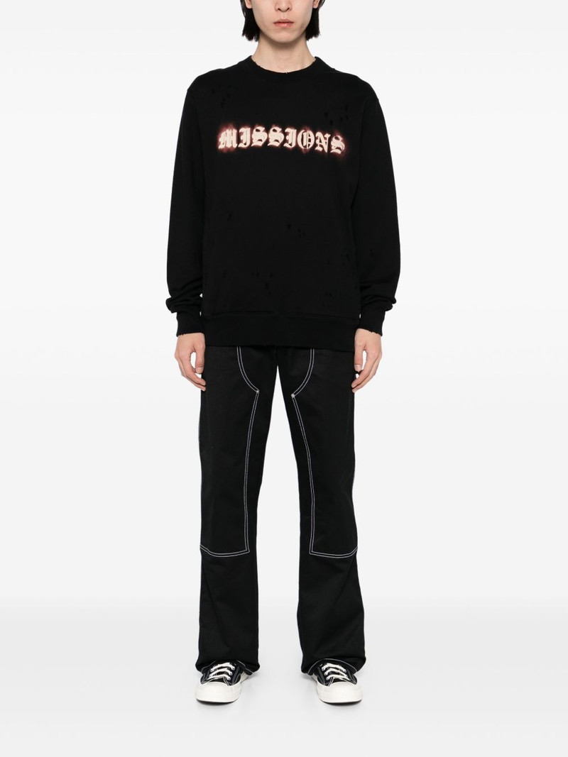 MASTERMIND WORLD logo-printed sweatshirt outlook