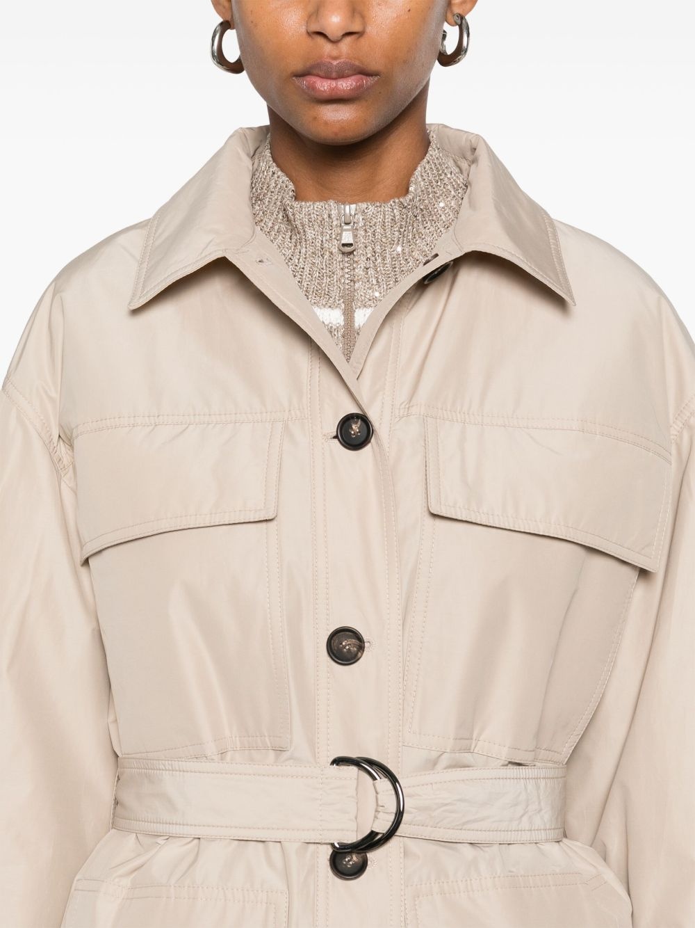 belted jacket - 5