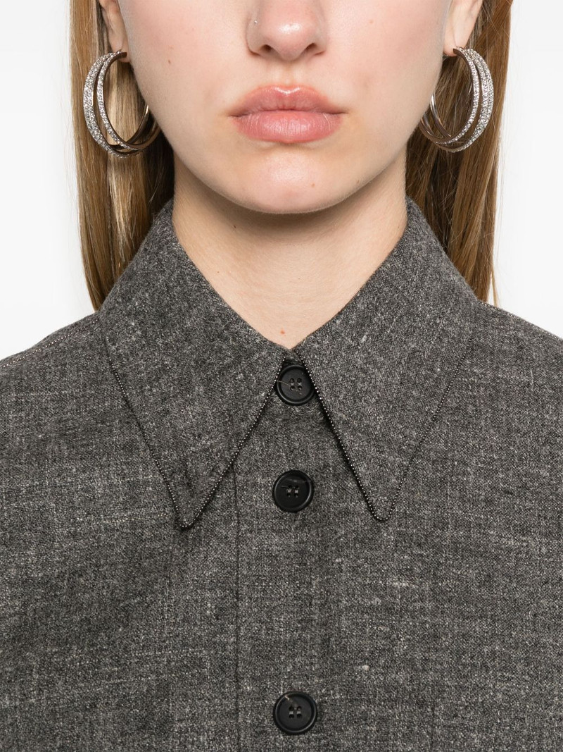 beaded trim shirt 5