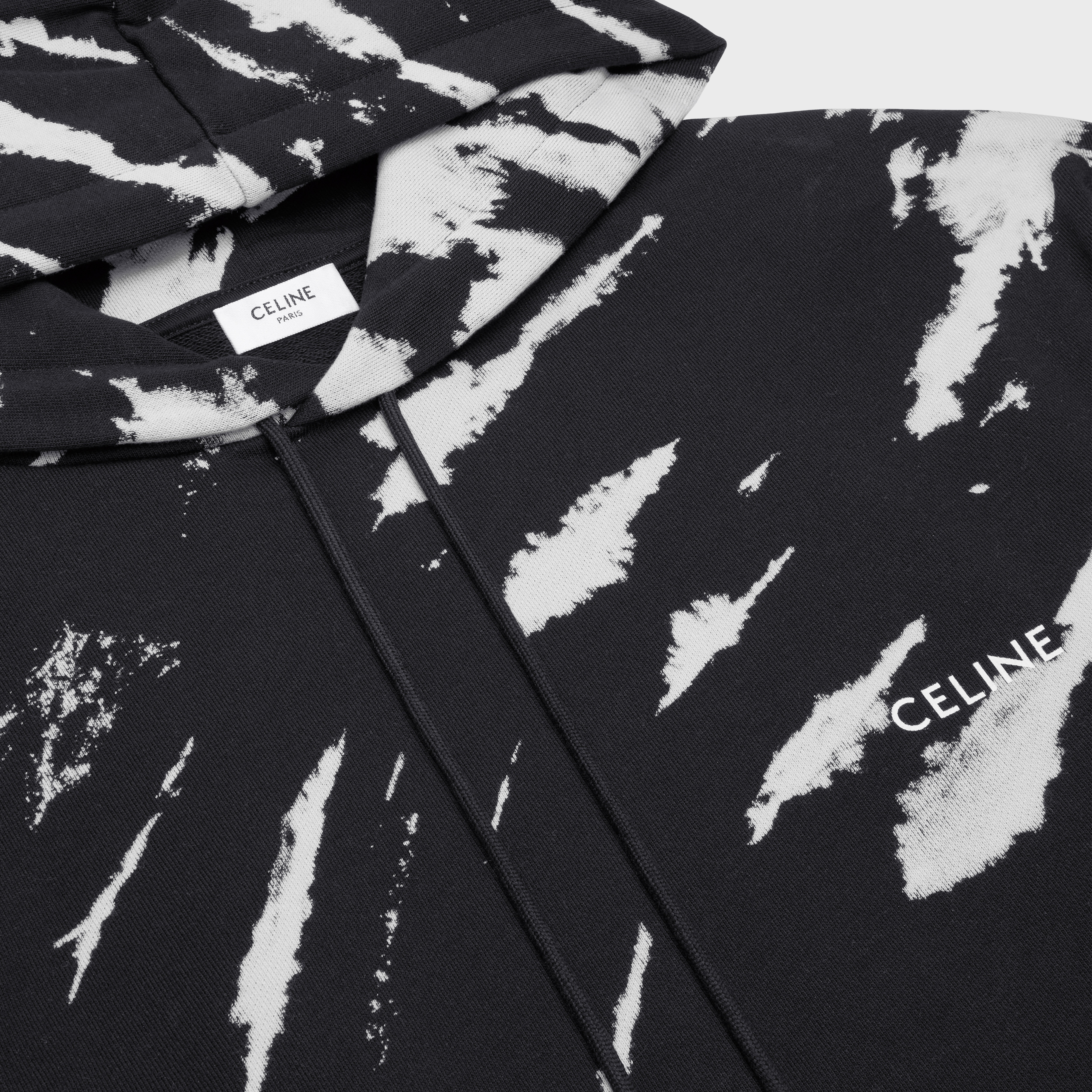 LOOSE TIE-DYE HOODIE IN JERSEY FLEECE - 3