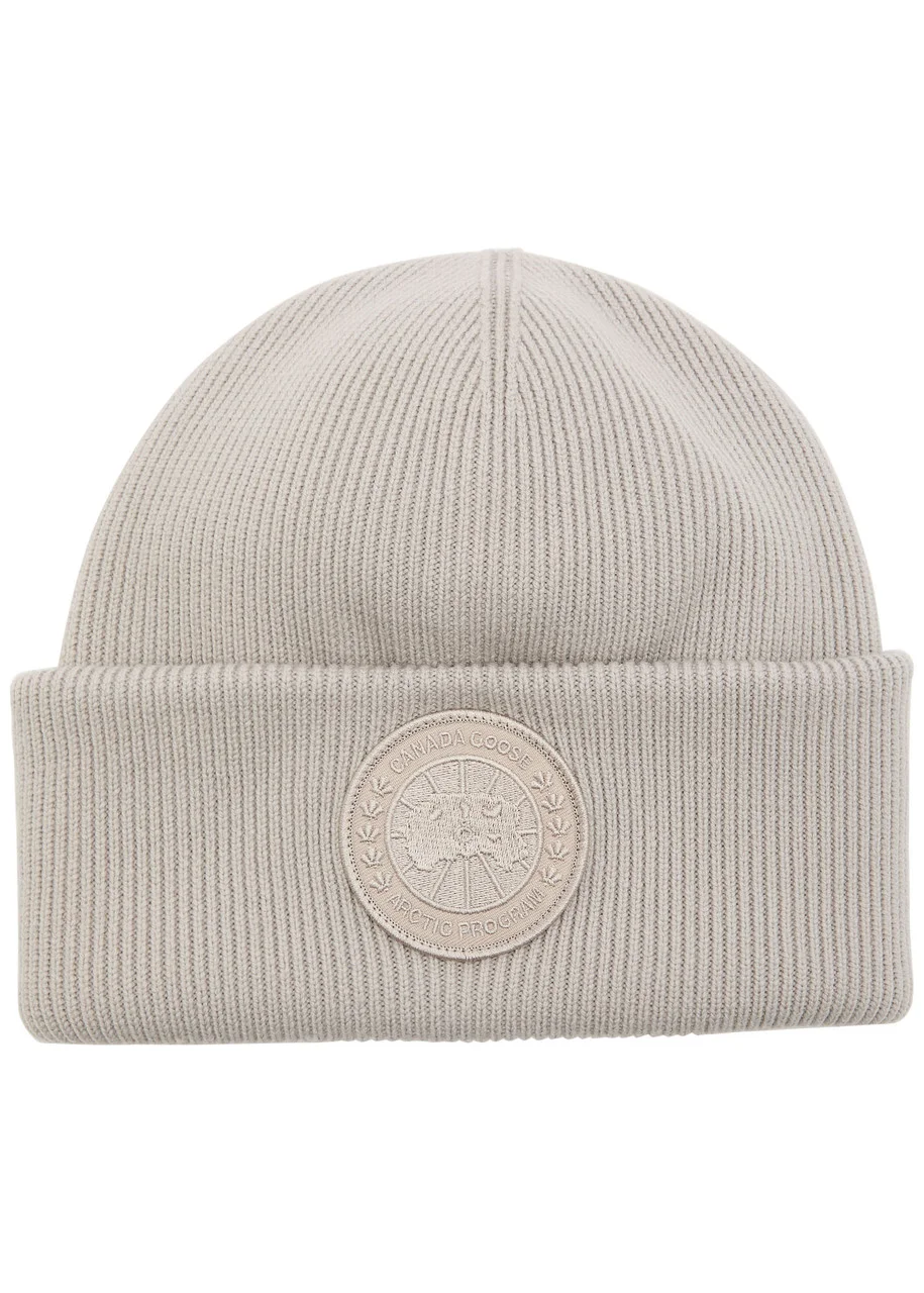Canada Goose Arctic Ribbed Wool Beanie - 1