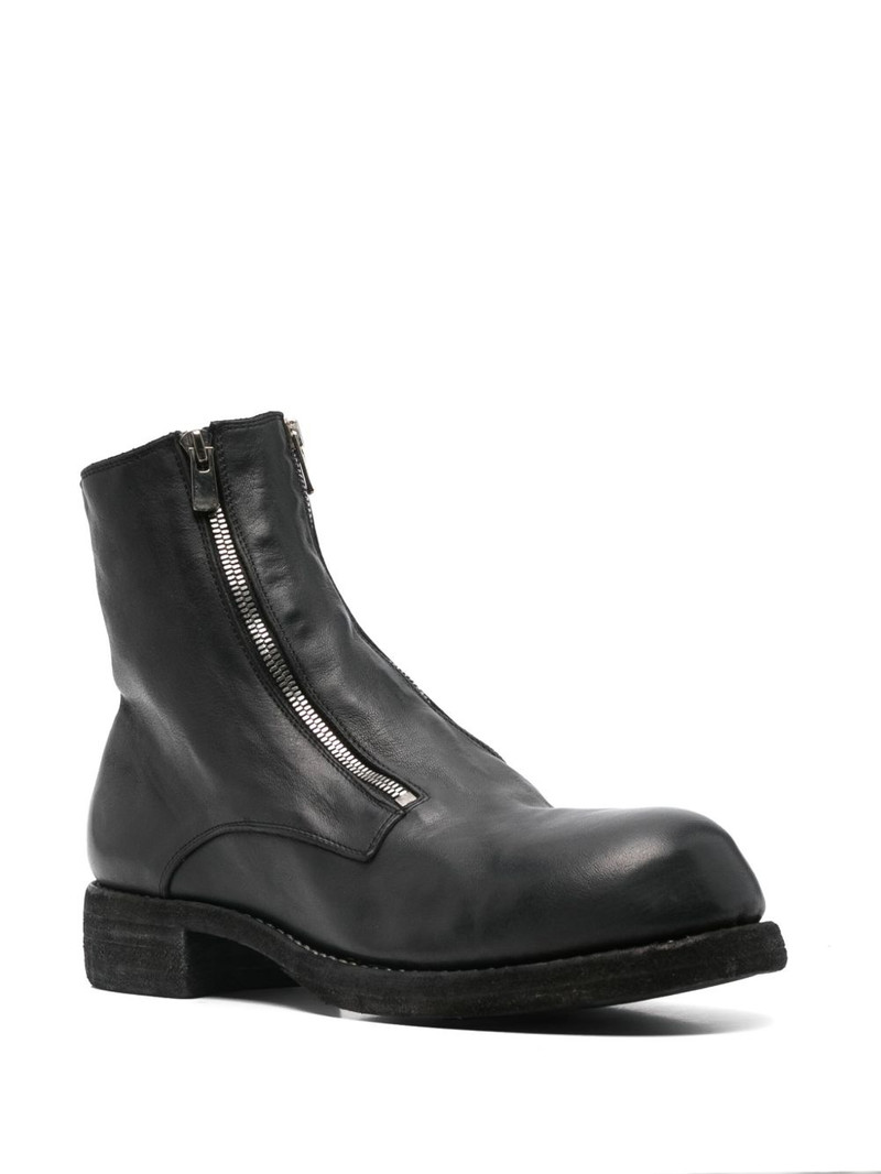 Guidi leather ankle boots outlook