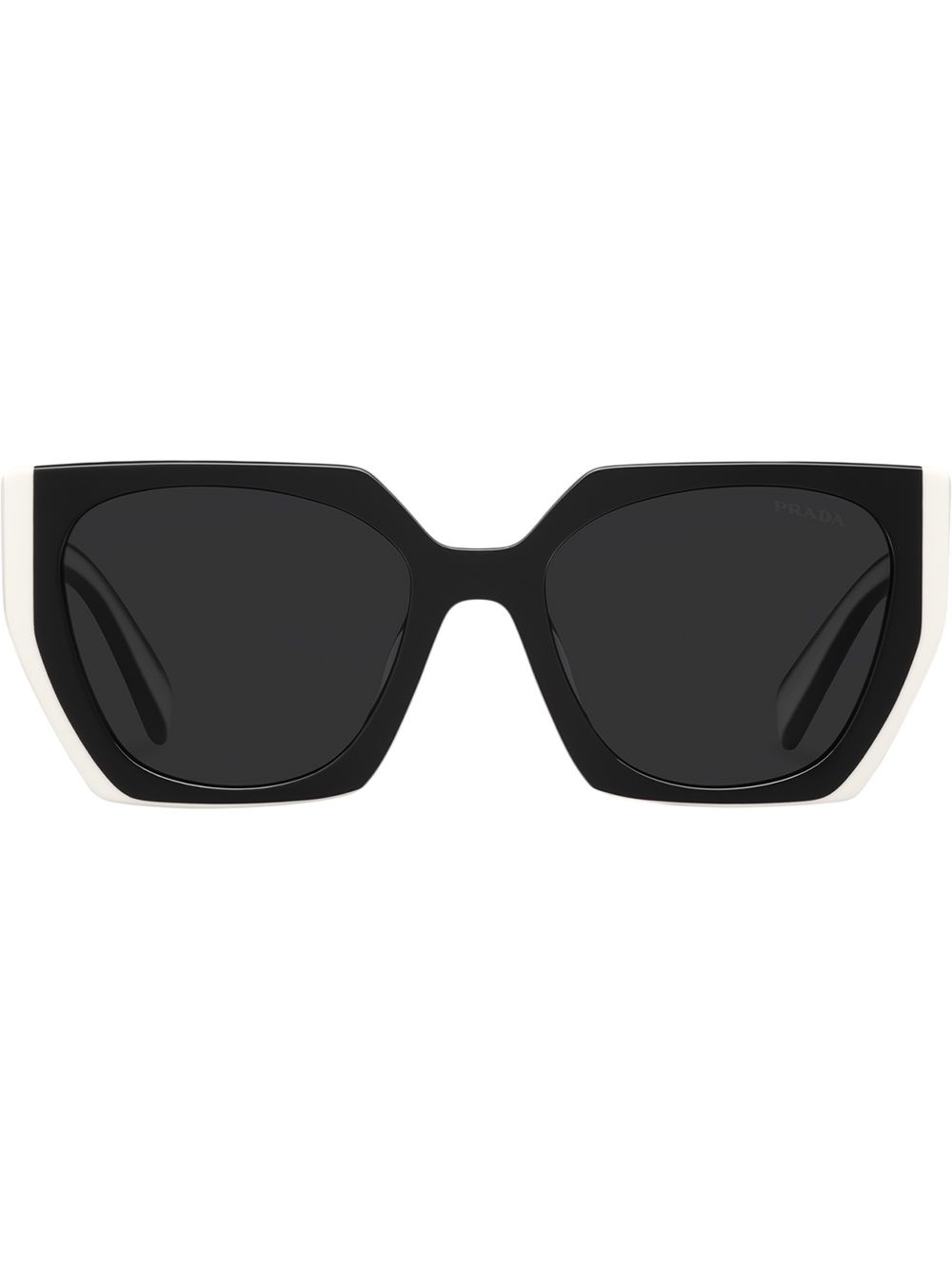 oversize hexagonal-frame sunglasses - 1