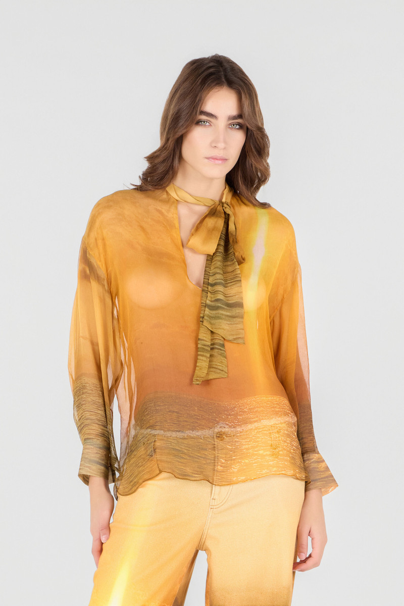 Woman Silk Shirt 3