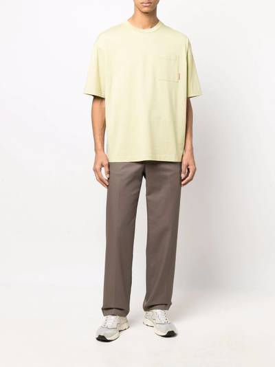 Acne Studios patch-pocket organic cotton T-shirt outlook