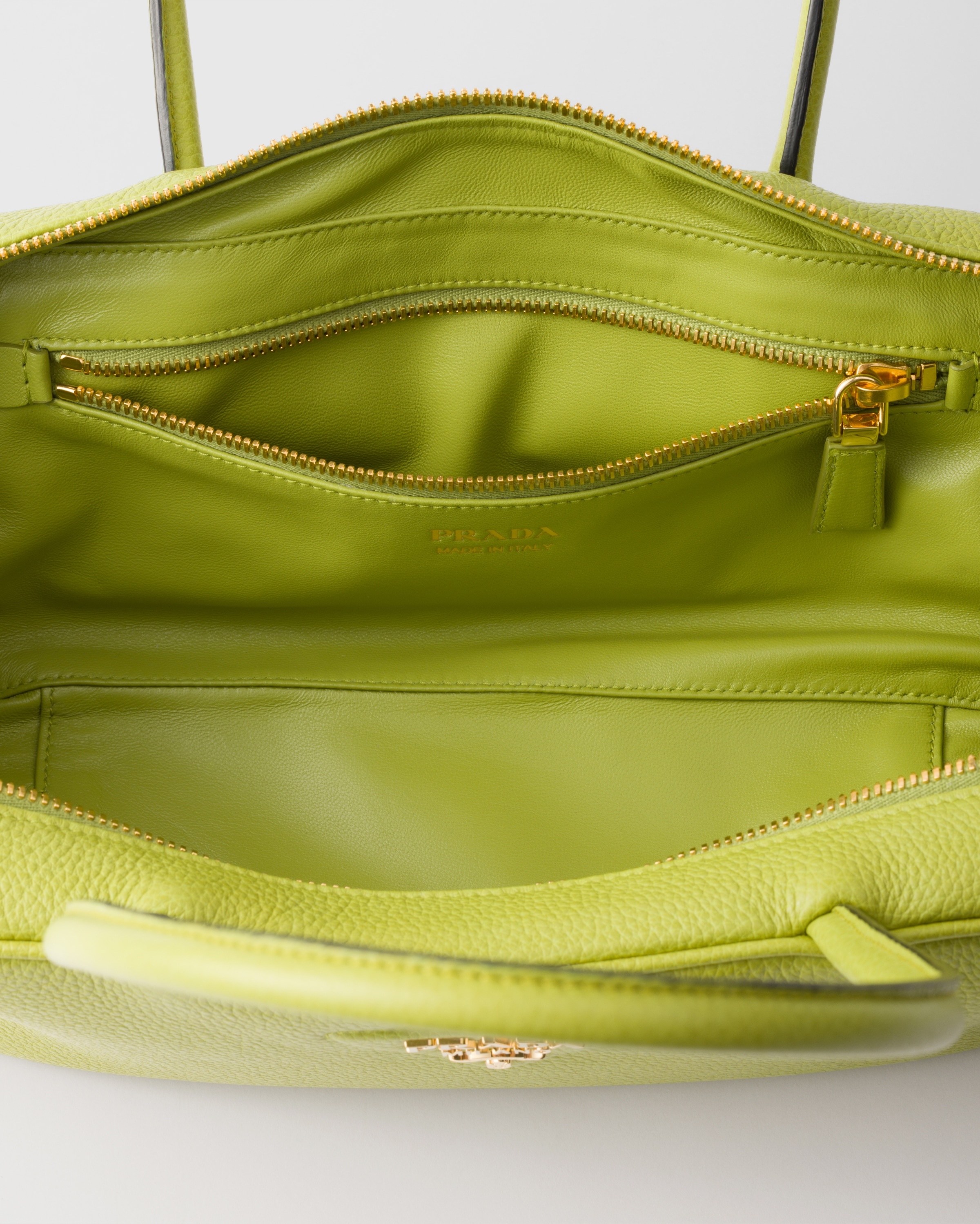 Medium leather top-handle bag - 4