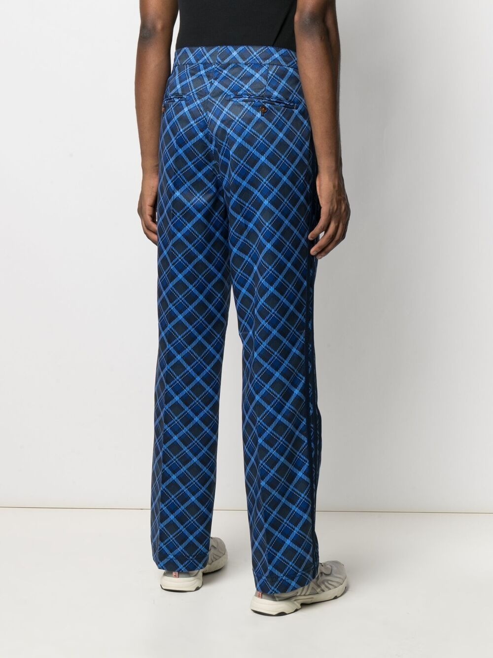 check print trousers - 4