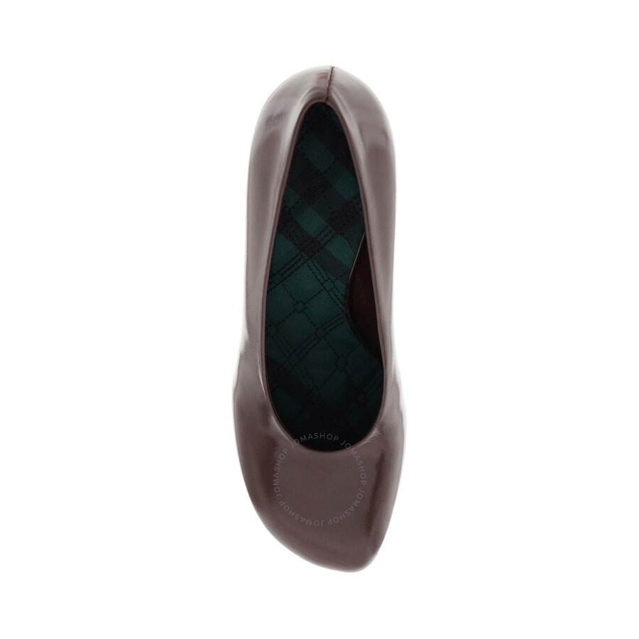 Burberry Glossy Leather Baby Pumps - 2