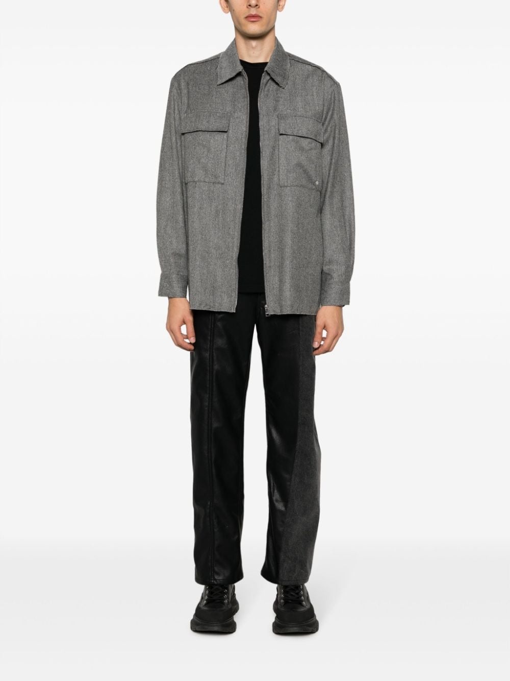 Communaute flannel shirt jacket - 2