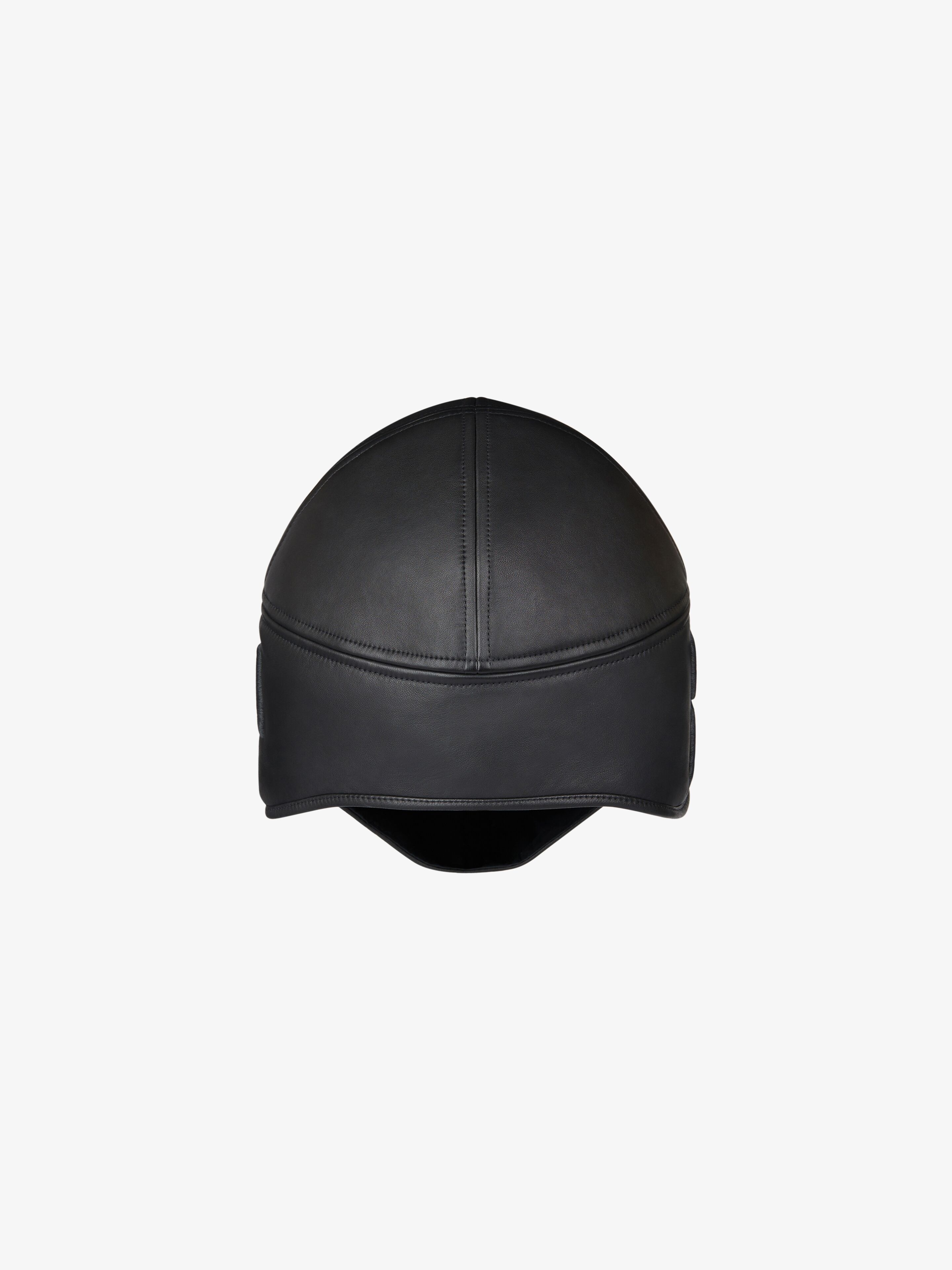 BSTROY BUCKET HAT WITH MASK IN LEATHER - 2