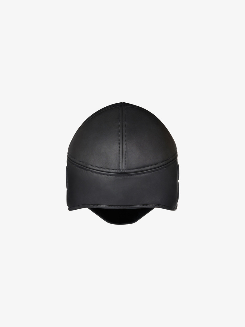 Givenchy BSTROY BUCKET HAT WITH MASK IN LEATHER outlook