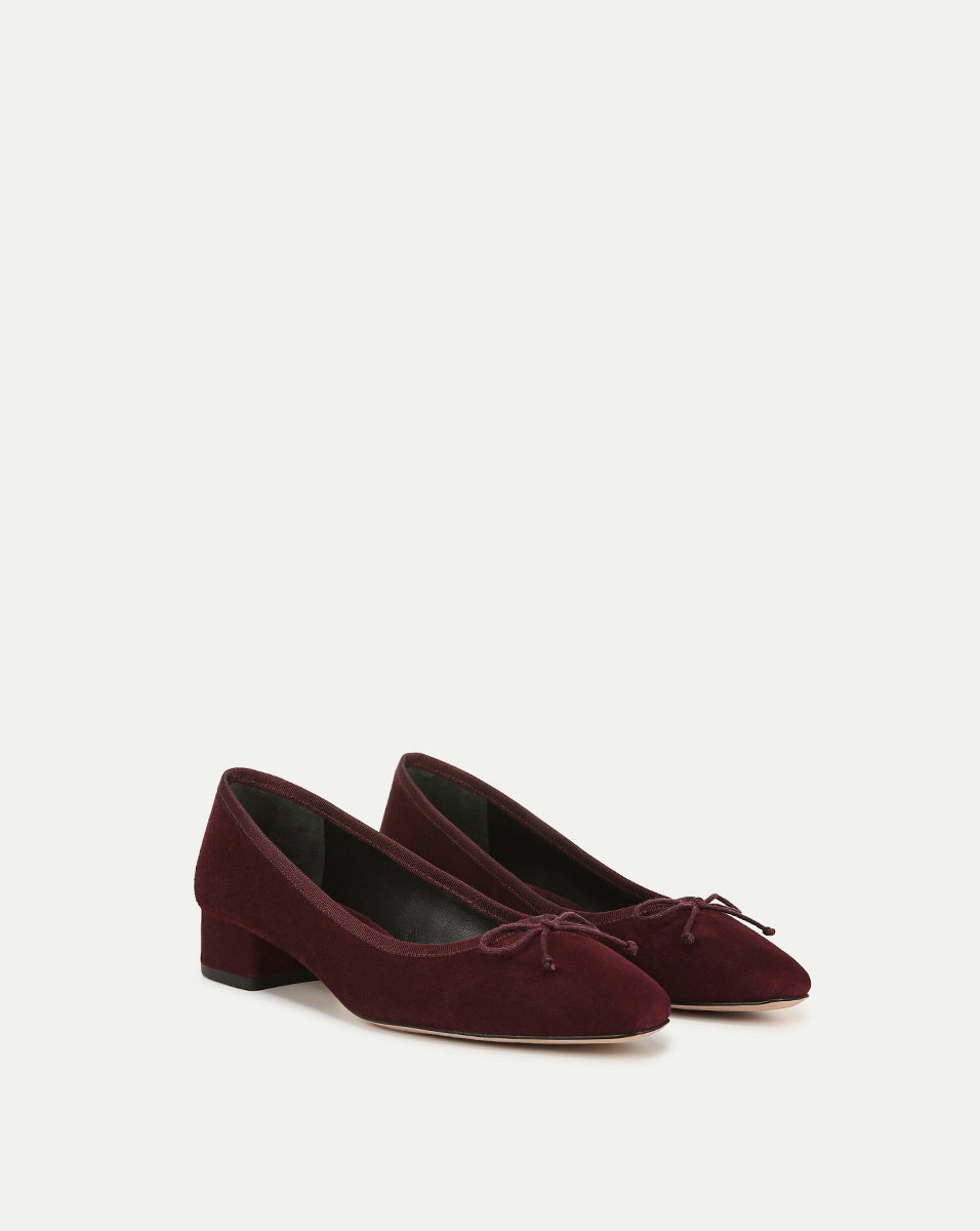 CECILE SUEDE BALLET PUMP - 2