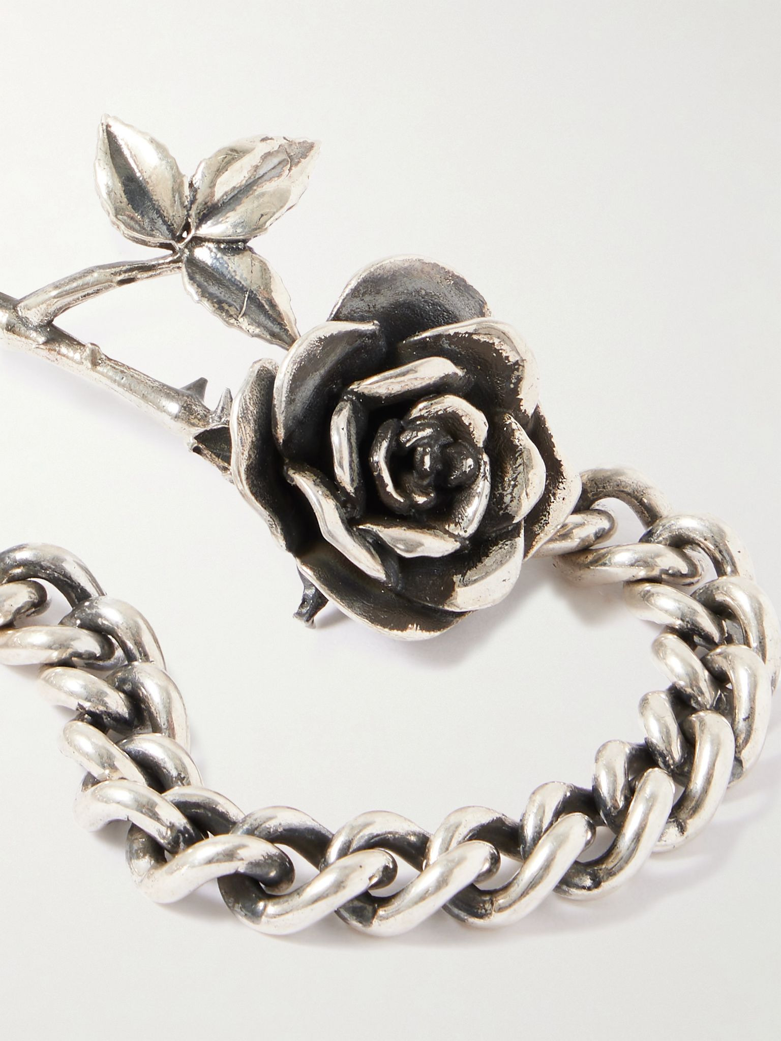 Sterling Silver Bracelet Silver - 4