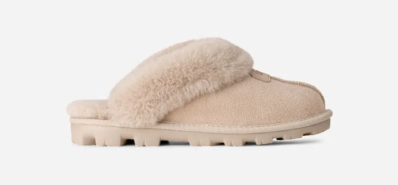 ® Women's Coquette Durable Sheepskin Slipper in Moonlight - 1