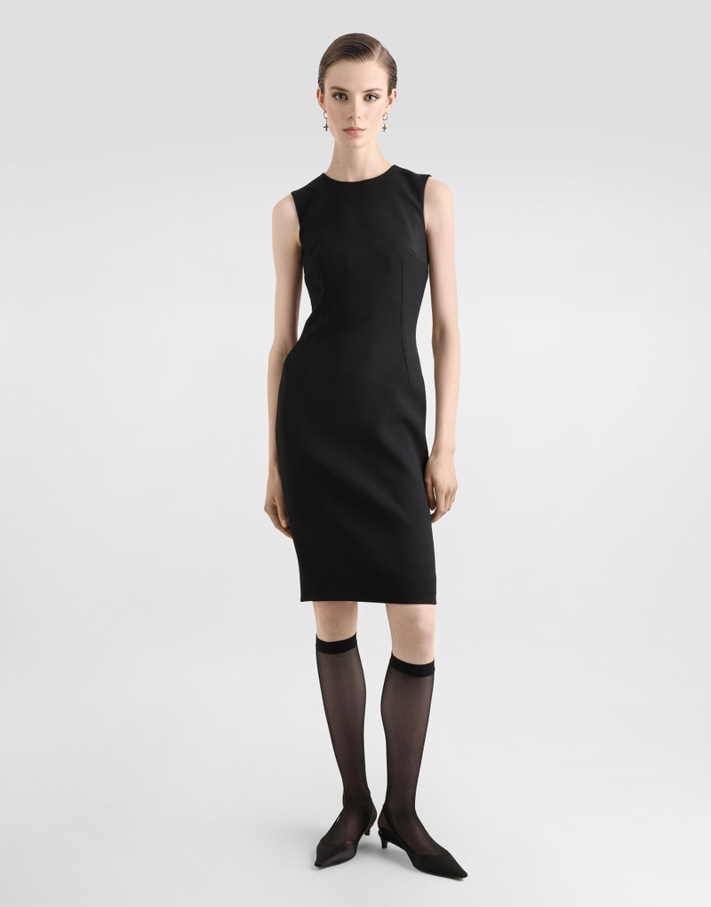 Dolce & Gabbana Wool calf-length sheath dress outlook