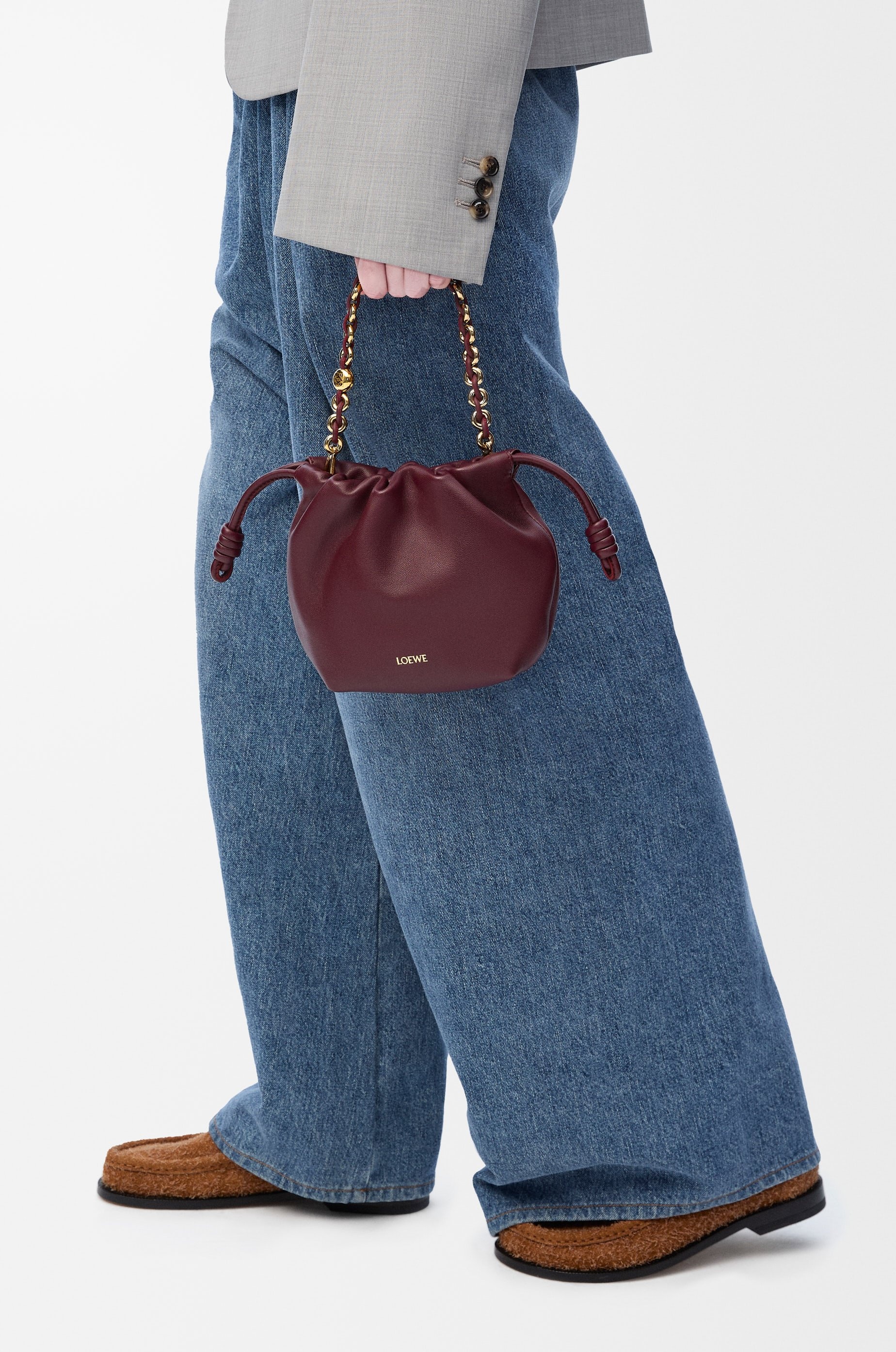 Mini Flamenco Purse bag in mellow nappa lambskin - 2