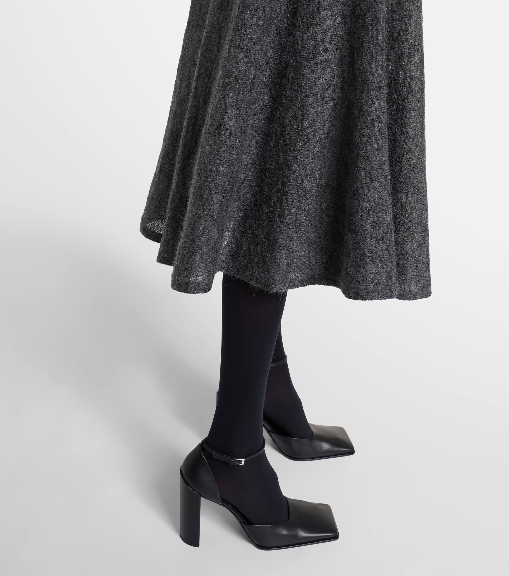 Mohair and wool-blend midi skirt - 5