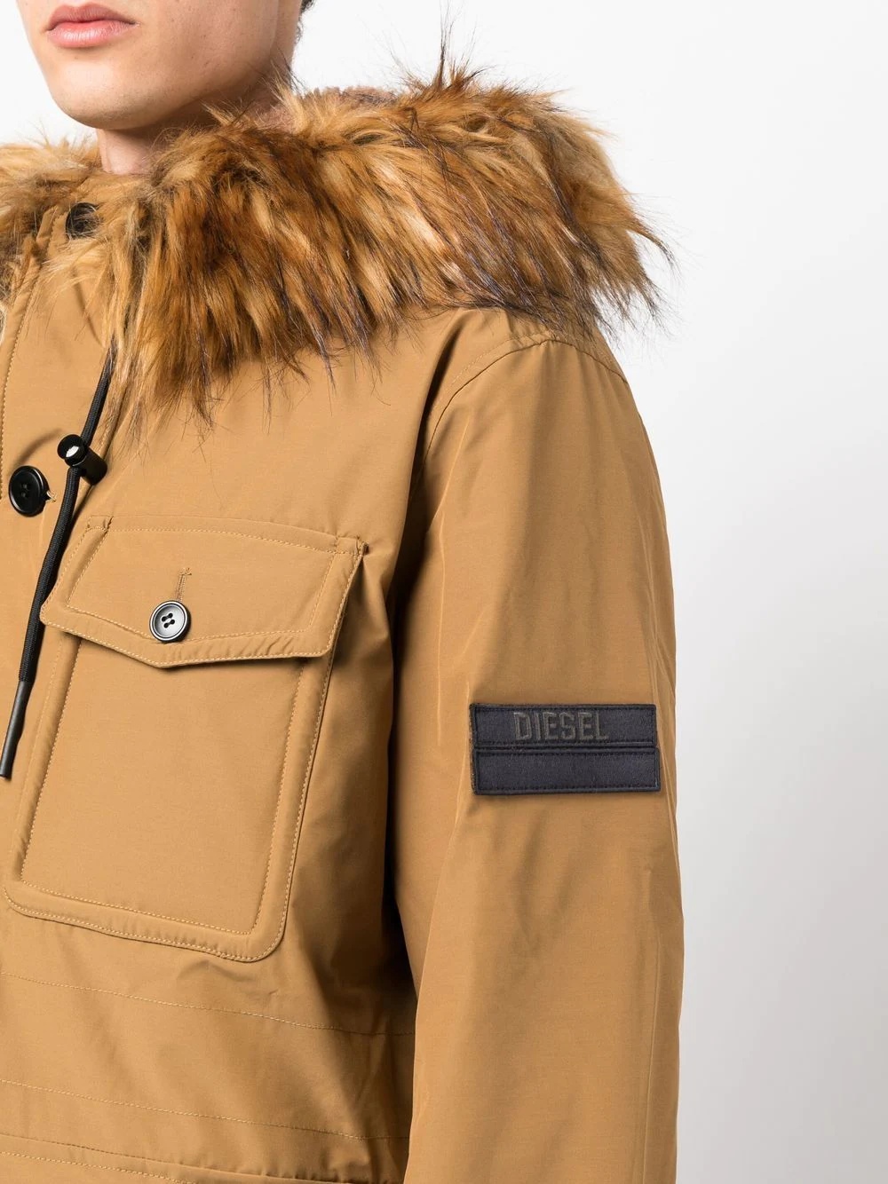 hooded parka coat - 5