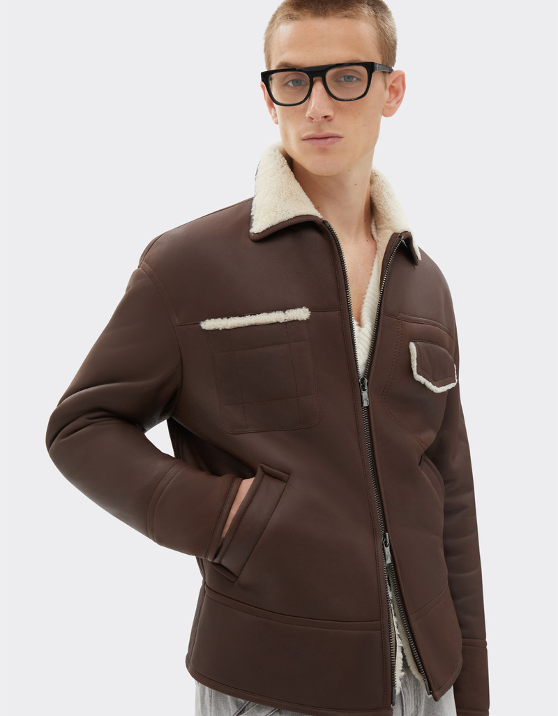 Shearling bomber jacket 5