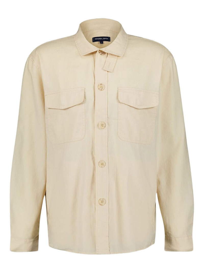 Nuno long-sleeve pocket shirt jacket 1